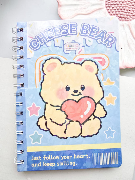 NB-32K-0328-CB | Cheese Bear | Kawii Notebook | 135*195 mm