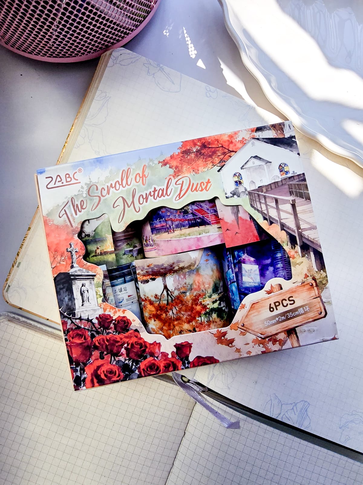 FSWHT-201 | PET | 1pc Sticker Roll |The Scroll Of Mortal Dust |