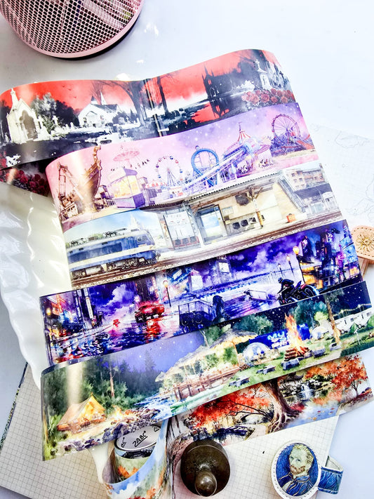 FSWHT-201 | PET | 1pc Sticker Roll |The Scroll Of Mortal Dust |