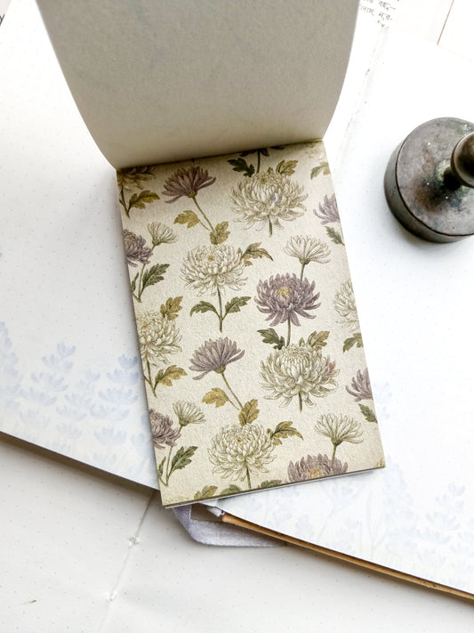 QFYN-602 |Golden Autumn Feast Vintage Journal Scrapbook Papers pad 50pcs | 67* 105mm