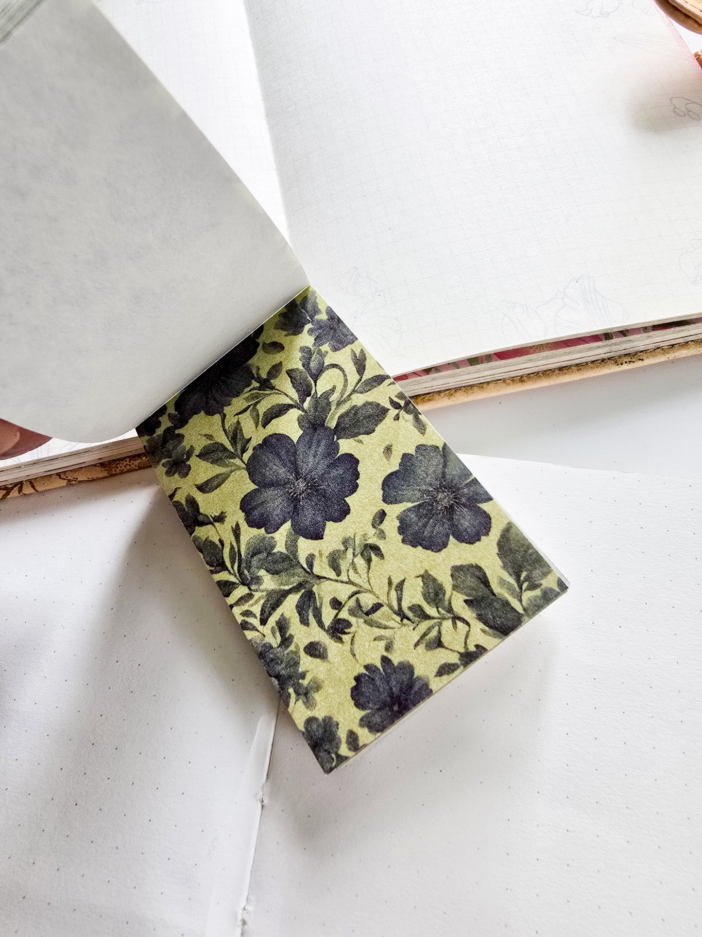 SYZM-604 | Vintage Journal Scrapbook Papers pad | 30 Designs | 30x2 Sheets | 80x50 mm