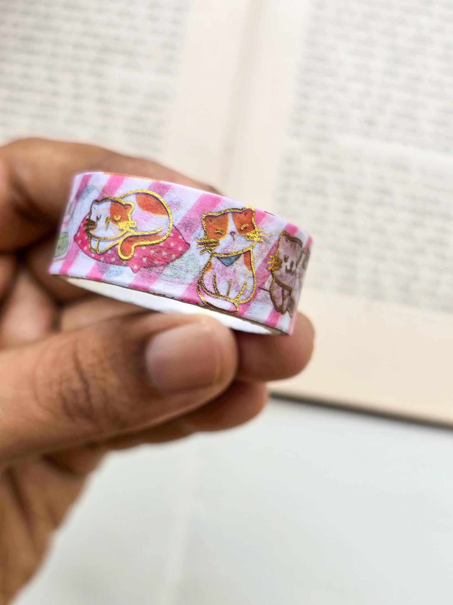 MG7836H | Kawaii Cat Washi Tape 1pcs | 1.50mm