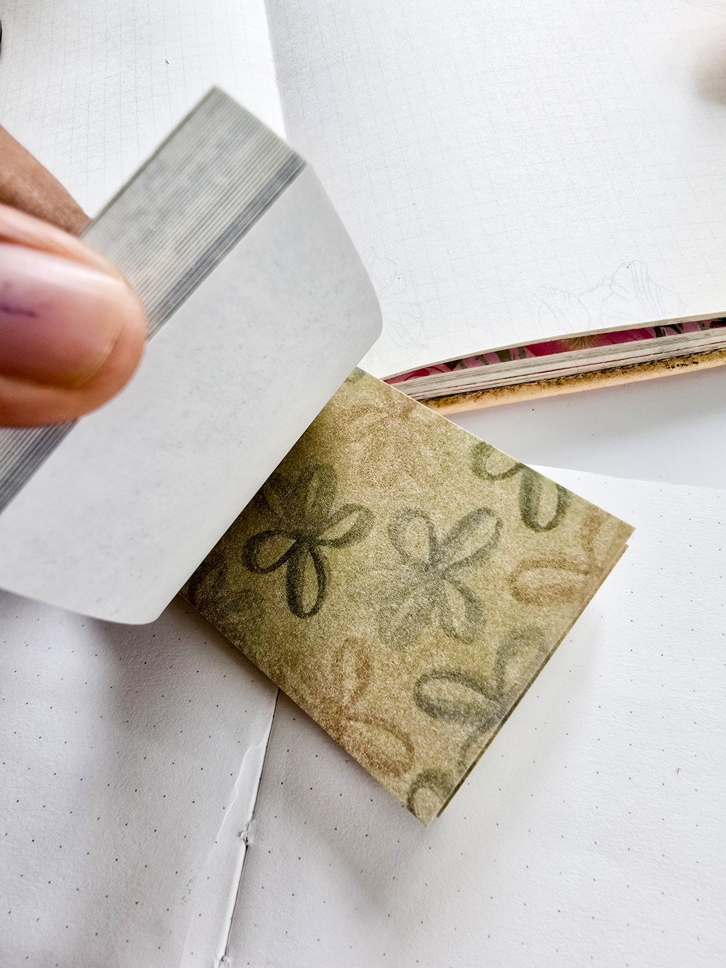 SYZM-601 | Vintage Journal Scrapbook Papers pad | 30 Designs | 30x2 Sheets | 80x50 mm