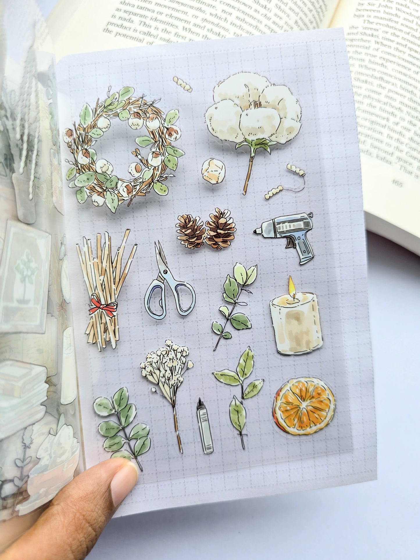 YXFW-401 |  Cozy Bites In Time | PET | Sticker Book Over 200 Stickers | 150* 100mm