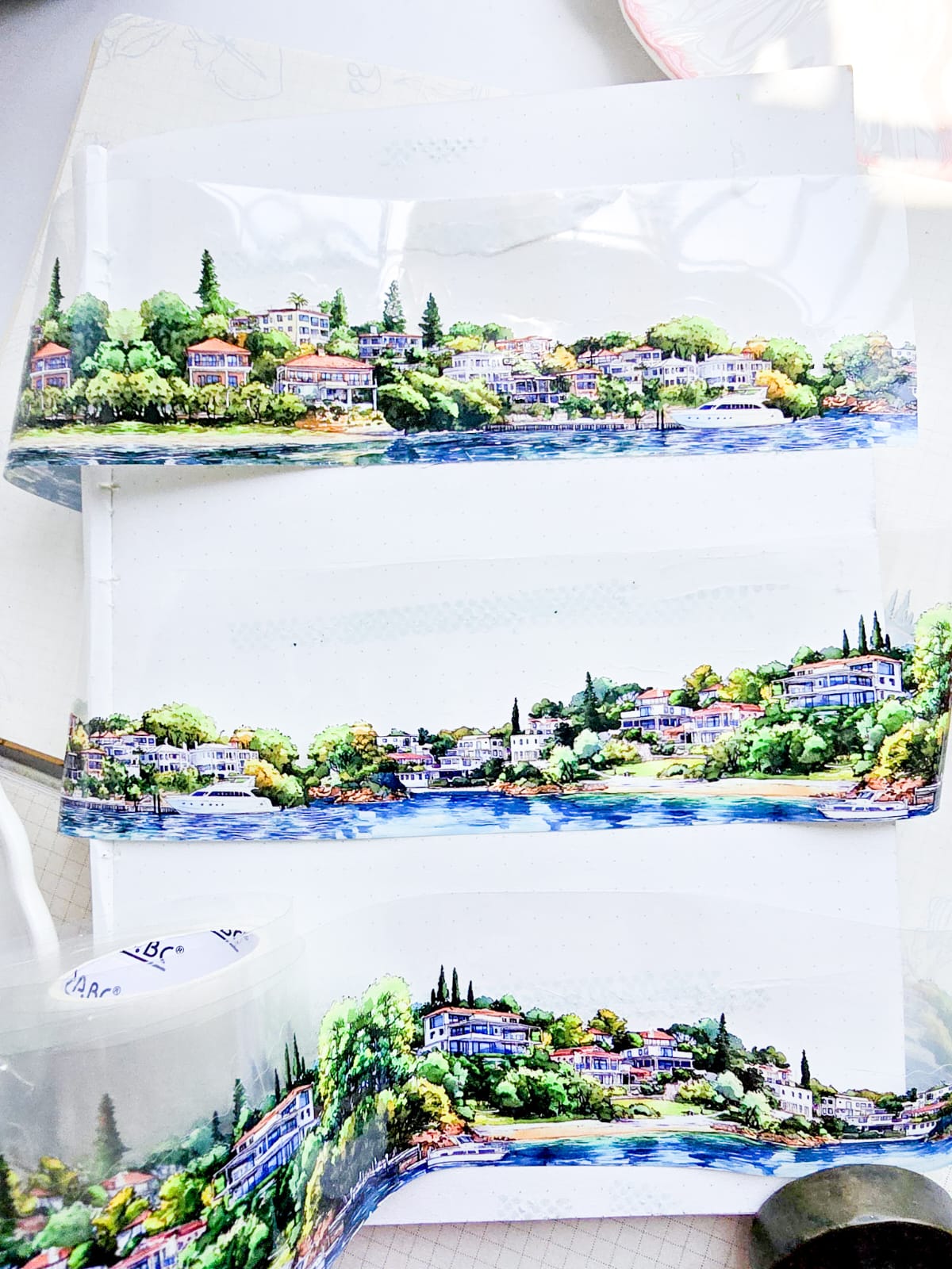 Rhdy-201 | PET | 1pc Sticker Roll | Leisurely Valley |