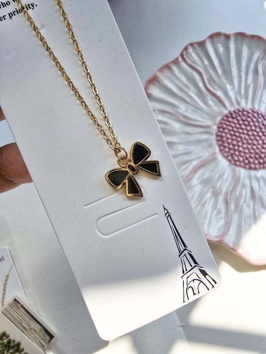 YJ-P4135| Pretty Bow Necklace |