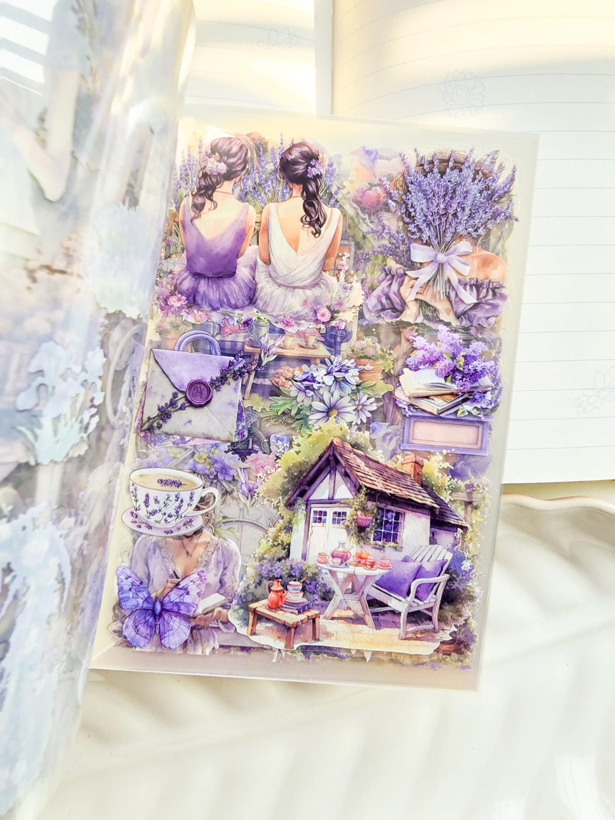 DSB-5393 |G6| Tha Whispering Woods Vintage Sticker Book | 20sheets| (Copy)
