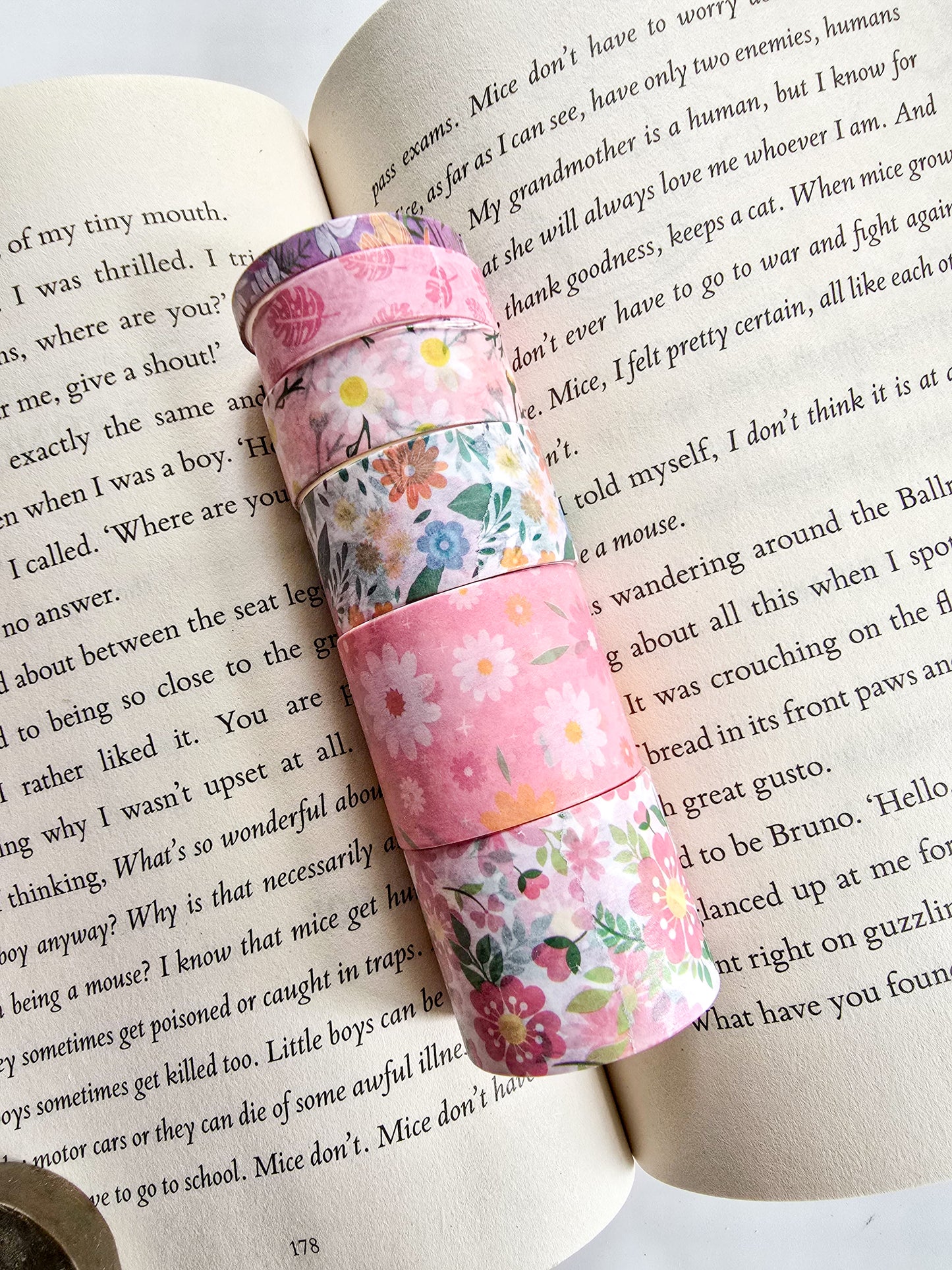 XM-JD3212 | Butterfly Dream" Washi Tape Set By Crafty Cuddle, Featuring 6pcs Set