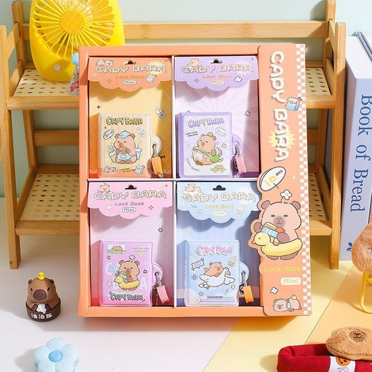 JGSBA8704 |R-B| Capy Bara | Mini Notebook | 5*6.5cm |