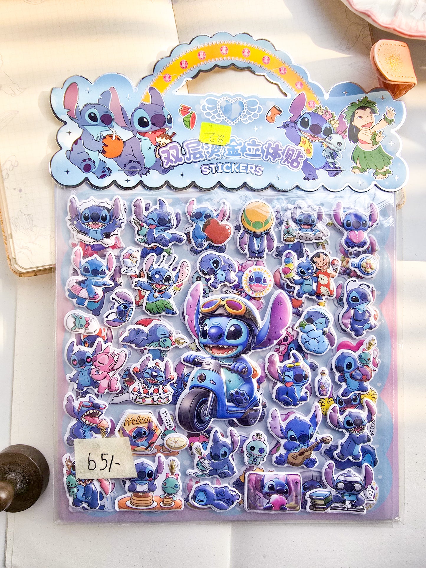 TY |Cute Cartoon / Labubu Sticker | 2 sheets