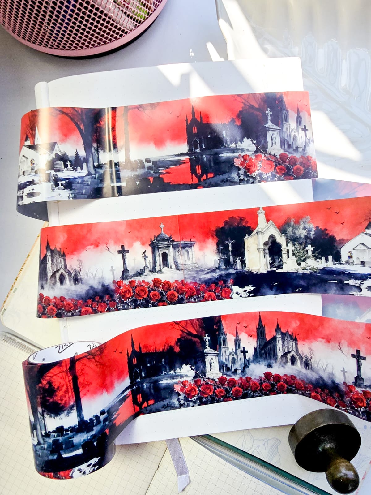 FSWHT-201 | PET | 1pc Sticker Roll |The Scroll Of Mortal Dust |