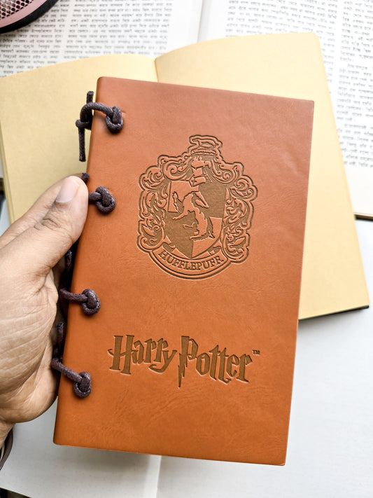 Harry Potter Inspired Ravenclaw Vintage Journal Note Book | Featuring a Textured Cover, Embossed Ravenclaw Crest, Harry Potter Logo
