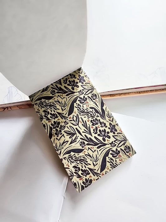 SYZM-605 |Vintage Journal Scrapbook Papers pad | 30 Designs | 30x2 Sheets | 80x50 mm