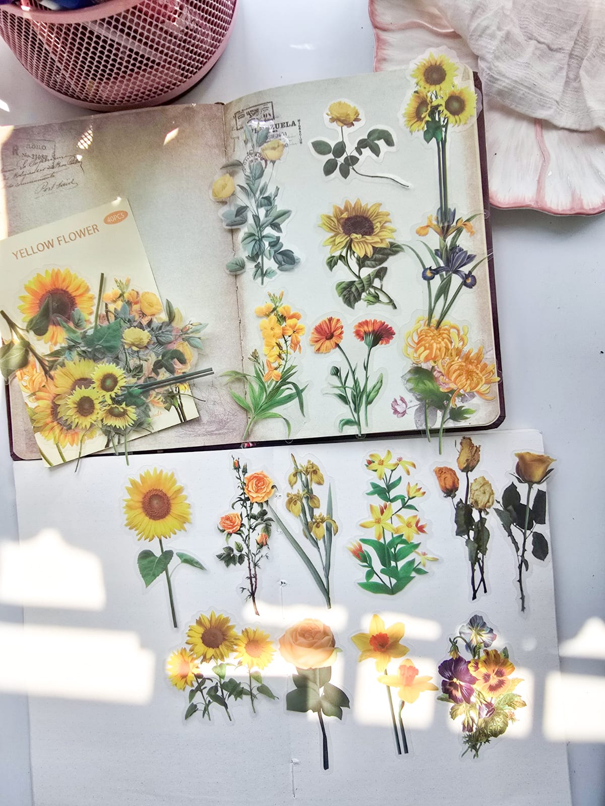 B70|G-3| Pet | G3| Floral Sticker | 40PCS