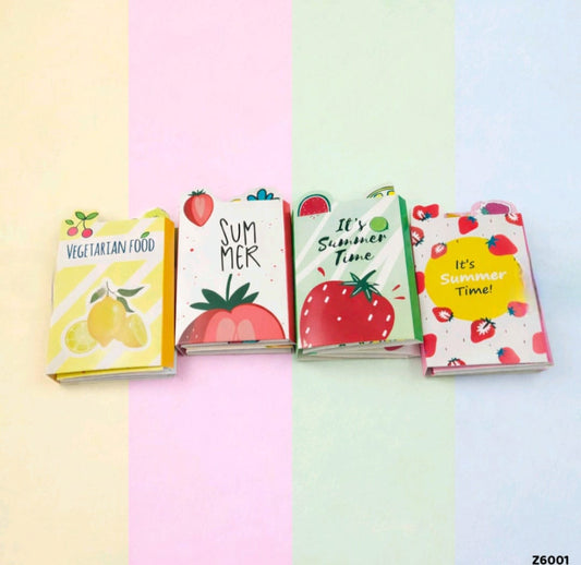 Z6-001|Summer Themed sticky notes| strawberry.