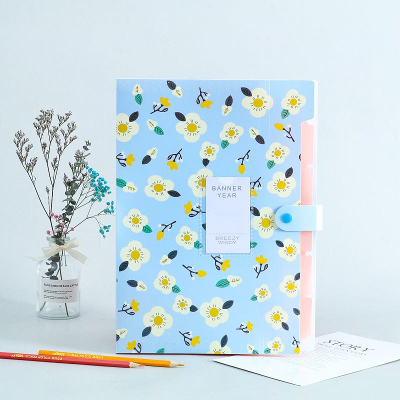 Pastel Color Floral Files 33 x 24 cm