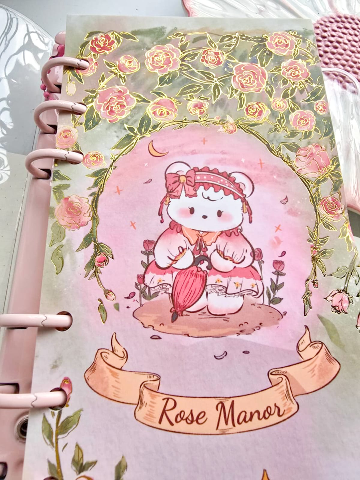 NB-48K-7170 | Rose Manor | kawaii Note Book | 9.5×17.2cm |