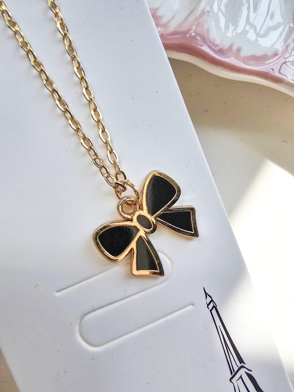 YJ-P4135| Pretty Bow Necklace |