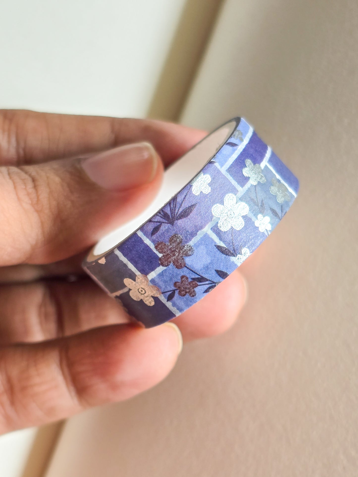 Blue Washi Tape 30mm | 1Pc
