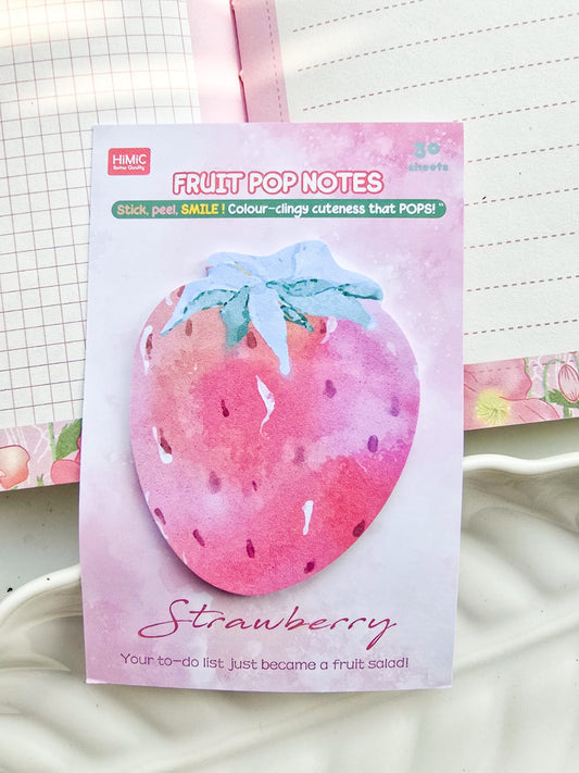 SN-20-30 | Kawaii Fruit Strawberry Sticky Notes | 30 Sheets