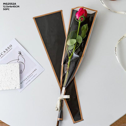 MG2552A |10 Pcs | Rose Bouquet Sleeve Bags for Flowers