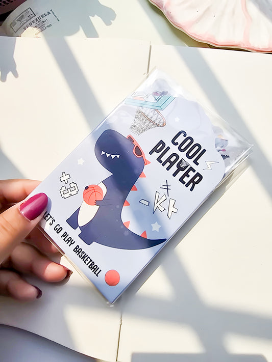 Z4-006|G-5| Kawaii sticky notes| Beautiful Dino