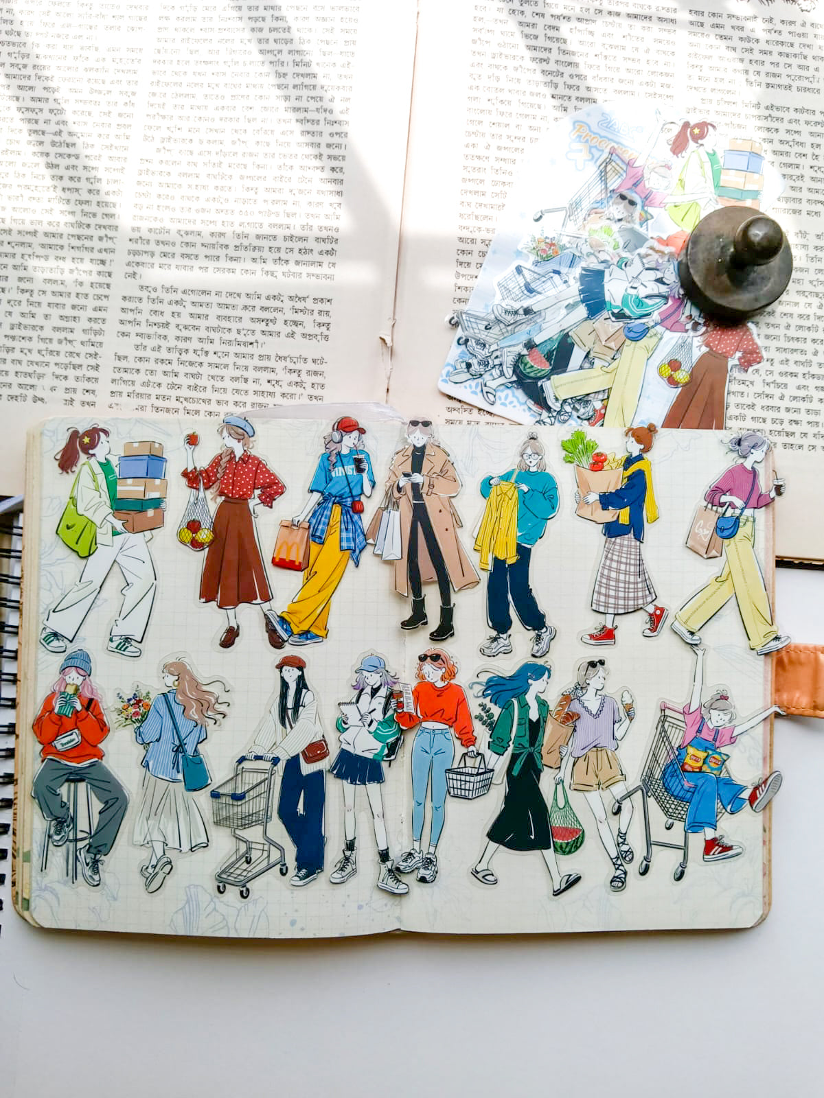 YRSH-601 | Procurement List    Character Sticker 30Pcs PET | 70* 80mm