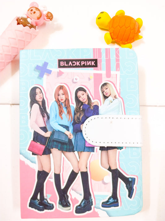 Black Pink Note Book | A4 Diary Ruled 160 Pages |