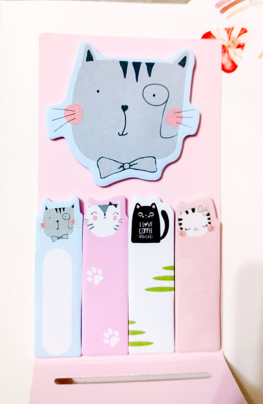 N7-002 | Sweet Animals Time Memo Kawaii Sticky Notes |