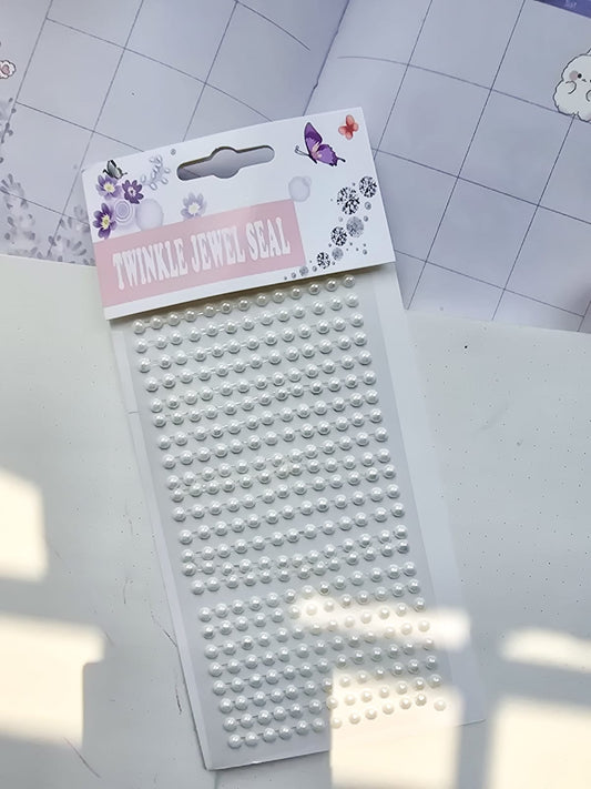 White Pearl Sticker | Two Sheets |