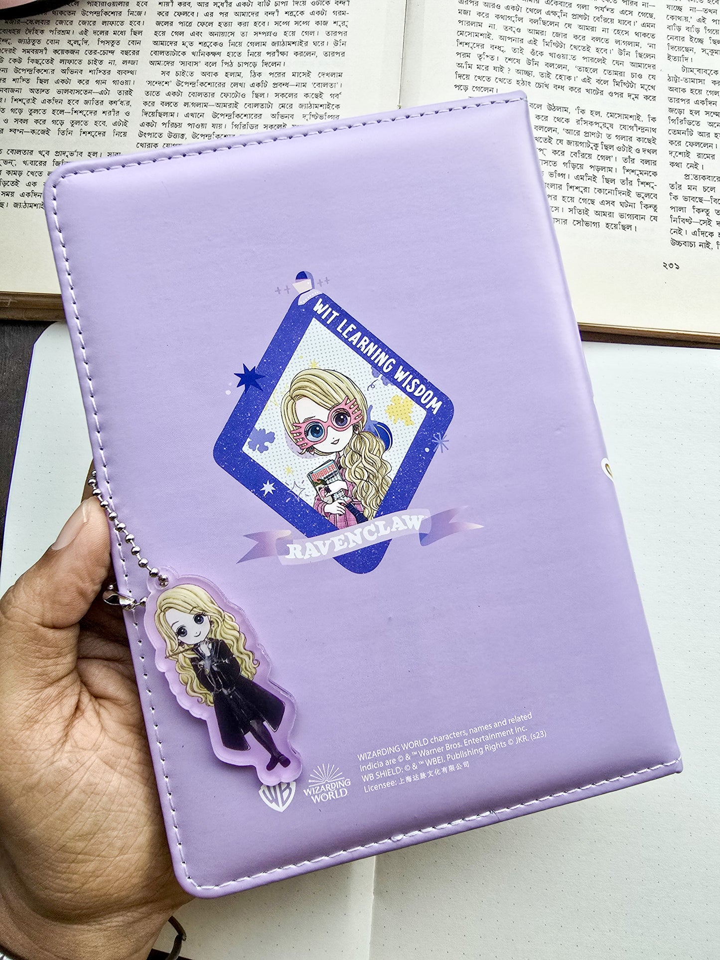 MG26610 | Harry Potter-Themed Notebook A5 Planner Featuring a Chibi-Style Illustration Of Luna Lovegood on the cover