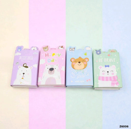 Z6-006 |Kawaii sticky notes|Sweet Bear