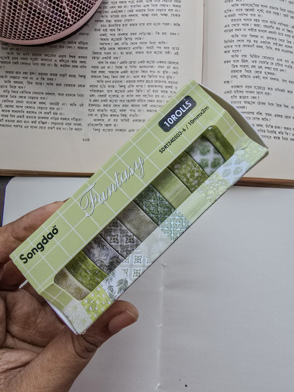 SDRT5036 | Songdao Fantasy Washi Tape Set containing 10 Rolls Of Decorative Masking Tape| 10mm×2mm×10