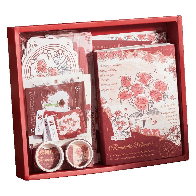 KQ22521 |RE |Journal kit | Journal Paper, Ruled Notebook,Journal, Stickers Combo