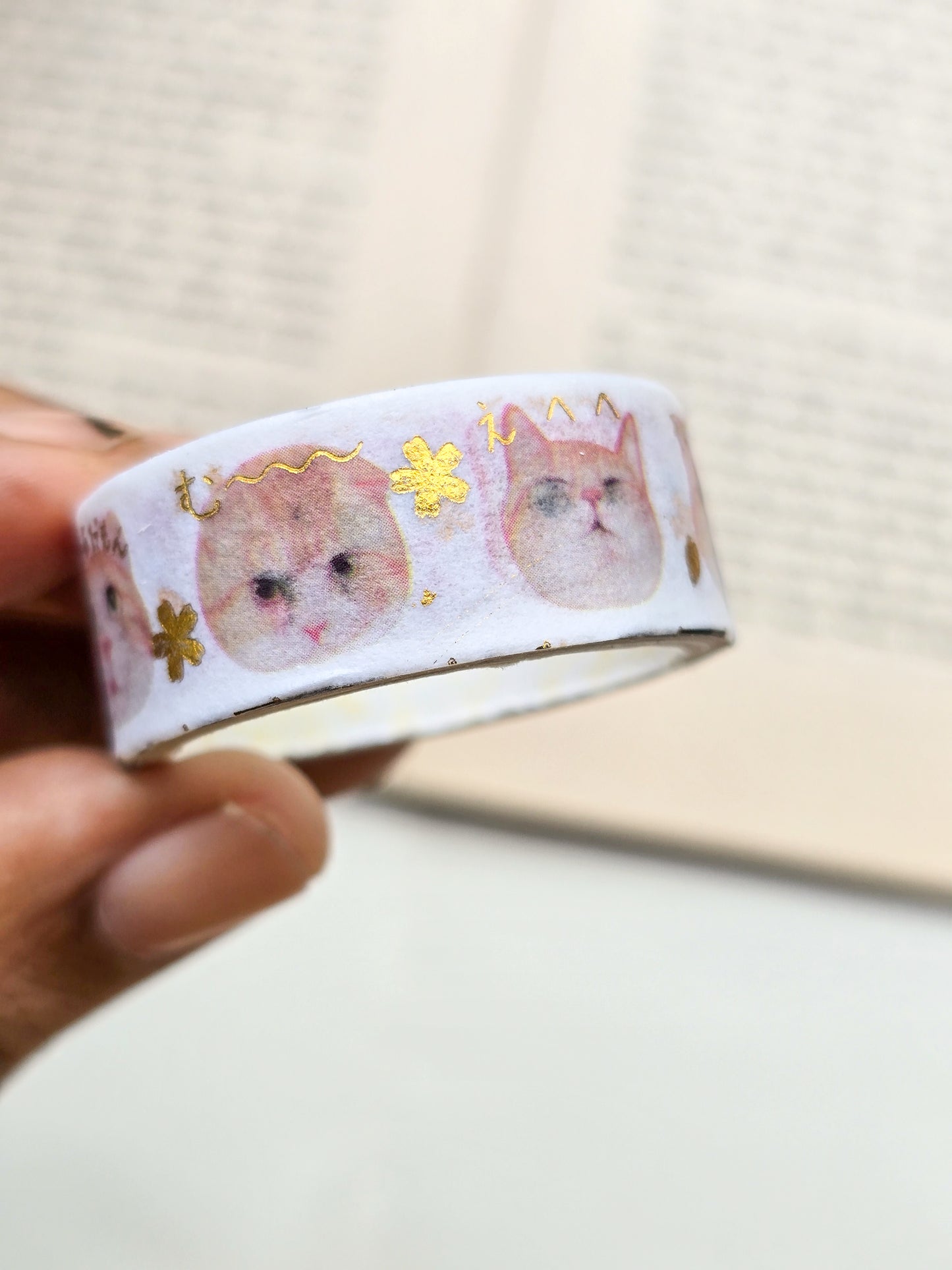 MG7836H | Kawaii Cat Washi Tape 1pcs | 1.50mm