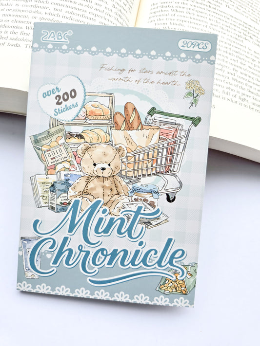 YXFW-404 | Stream Hours  | PET | Sticker Book Over 200 Stickers | 150* 100mm