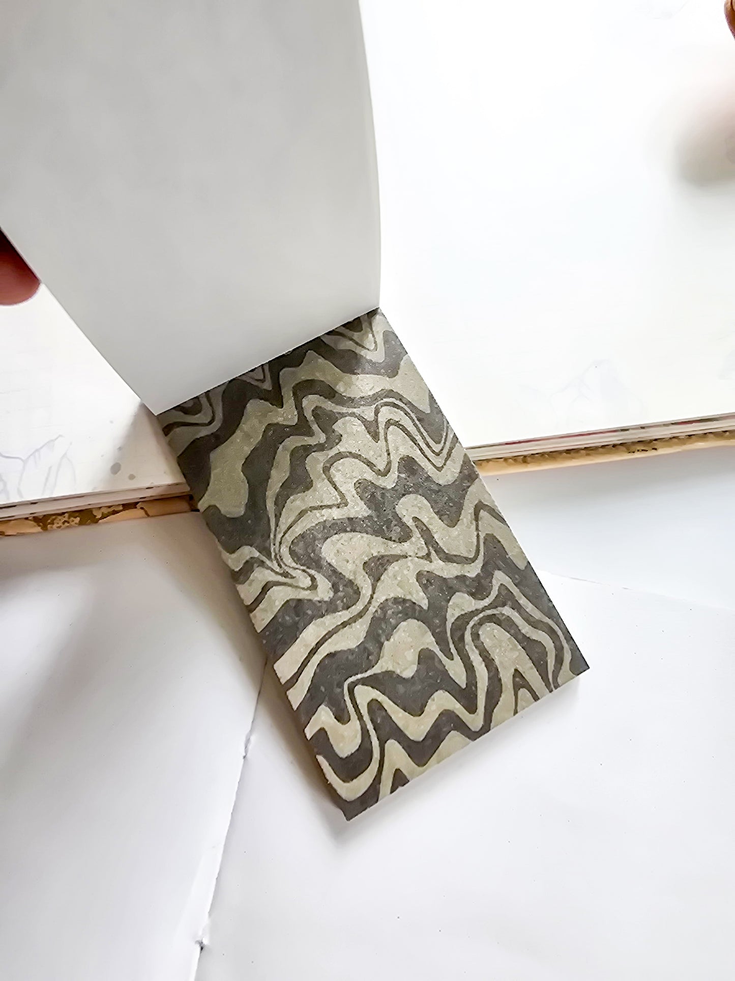 SYZM-605 |Vintage Journal Scrapbook Papers pad | 30 Designs | 30x2 Sheets | 80x50 mm
