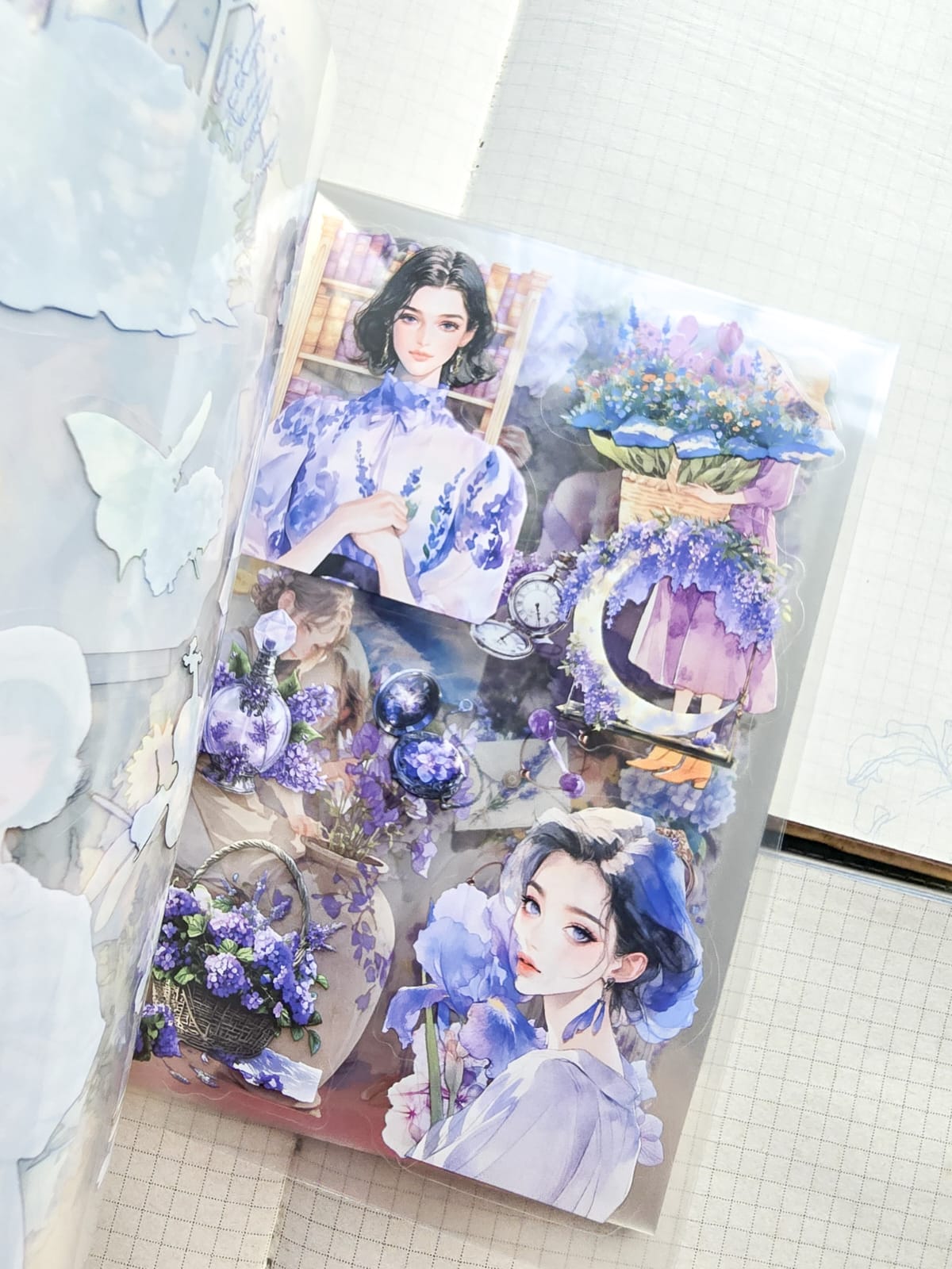 YRRH -404 |  Sweet Days Gladdon Sticker Books | 20 Pcs | 105*150mm |