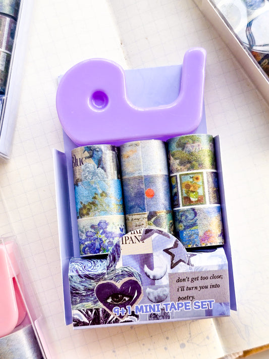 YQS-YHF9+1B | Sweet Deco Mini Washi Tape 9 Set Random |