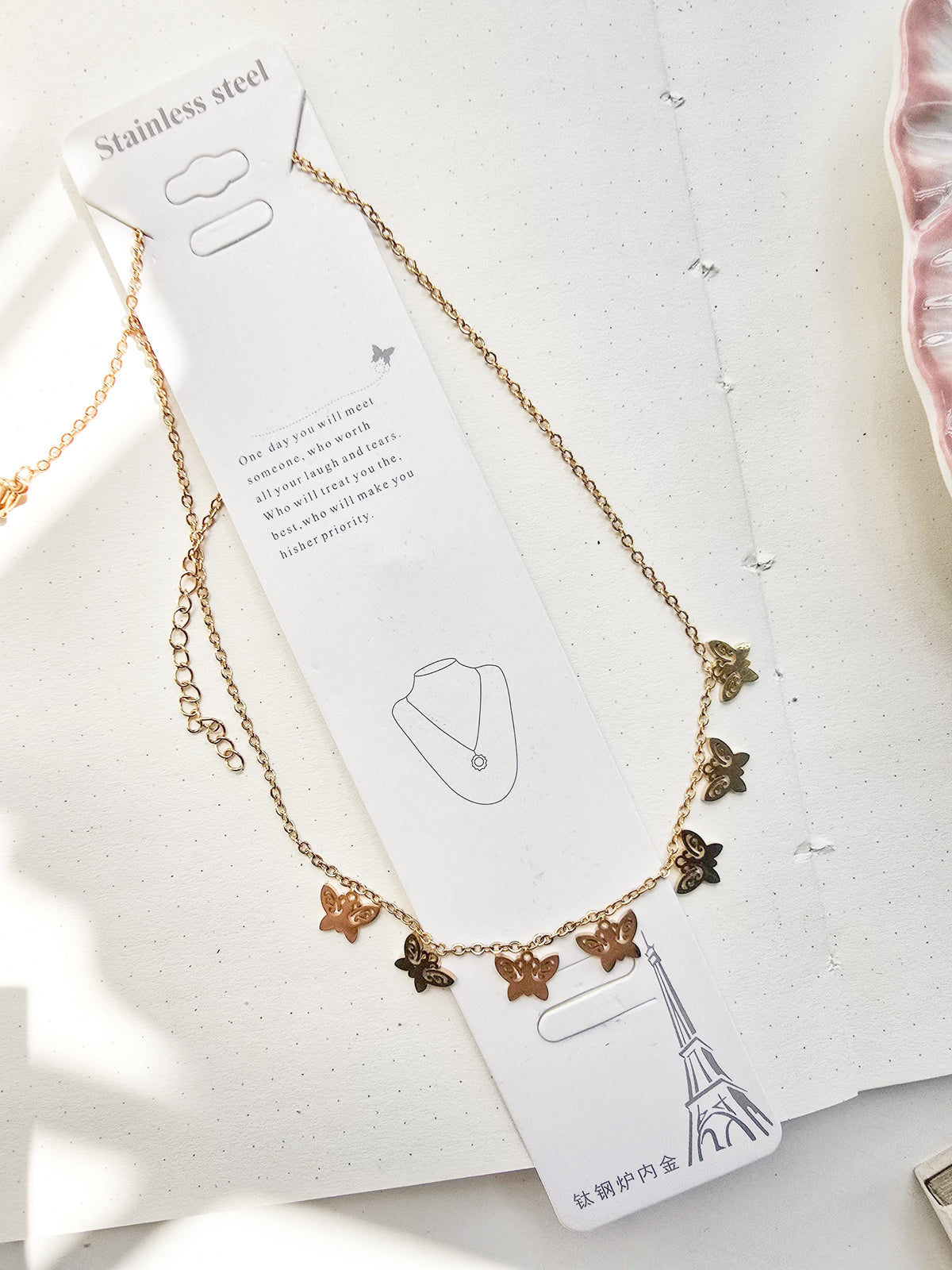 YJ-P5013 | pretty Butterfly Design Necklace |