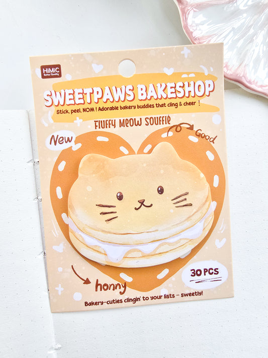 SN-22-30 | Sweetpaws Bakeshop | Cute Mini Sticky note | 30 PCS |
