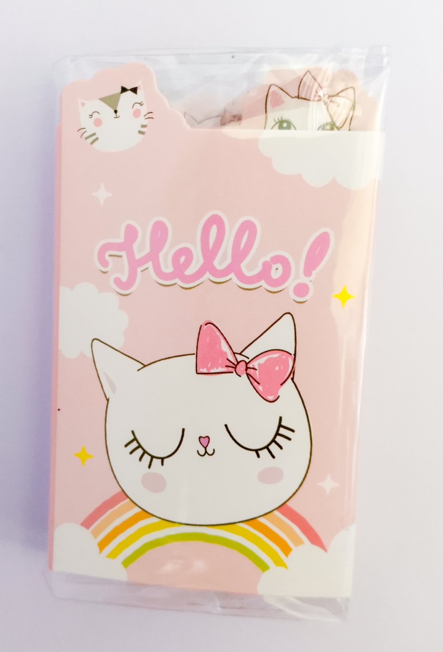 Z6-005 | Cute Cat Start Day With Kawaii Sticky Notes |