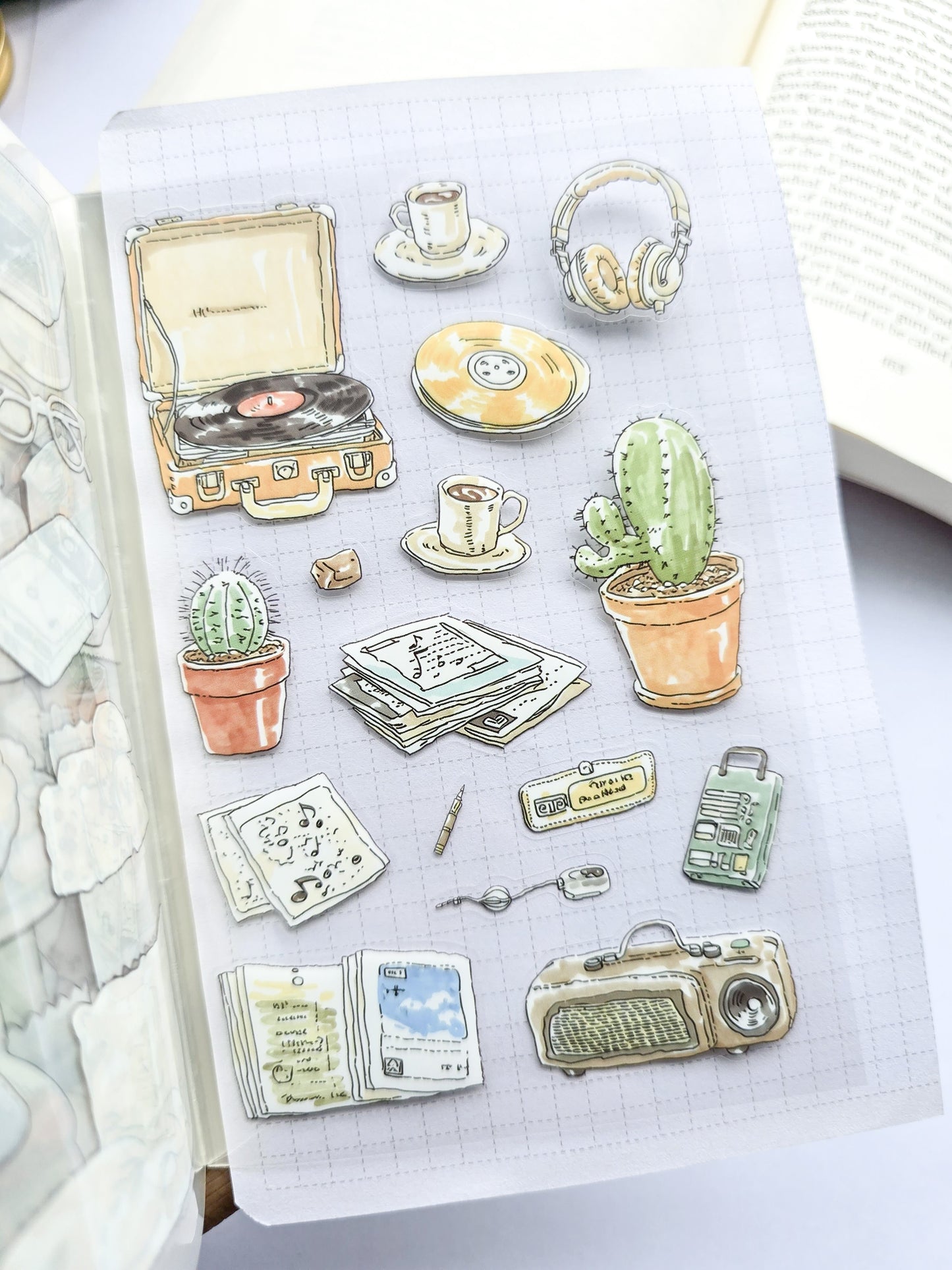 YXFW-403 | Stream Hours  | PET | Sticker Book Over 200 Stickers | 150* 100mm