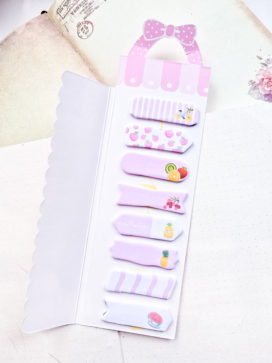 N6-004|Kawaii sticky notes| I LOVE FRUIT |