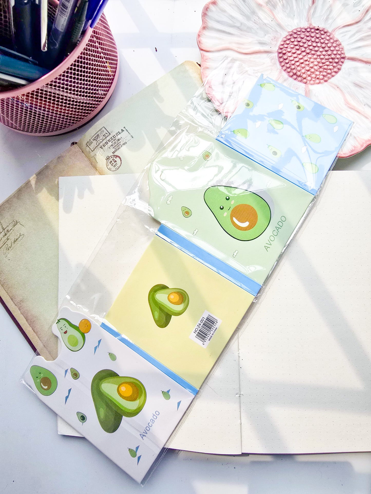Z4-001 Avocado theme Sticky note| 13*8mm