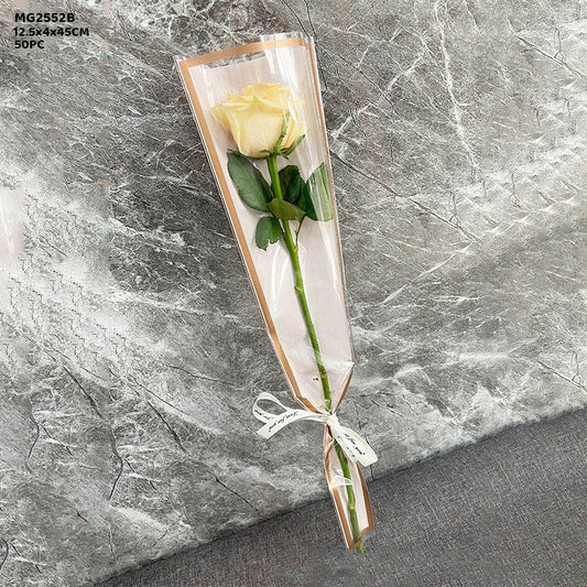 MG2552B |10 Pieces | Rose Bouquet Sleeve Bags for Flowers