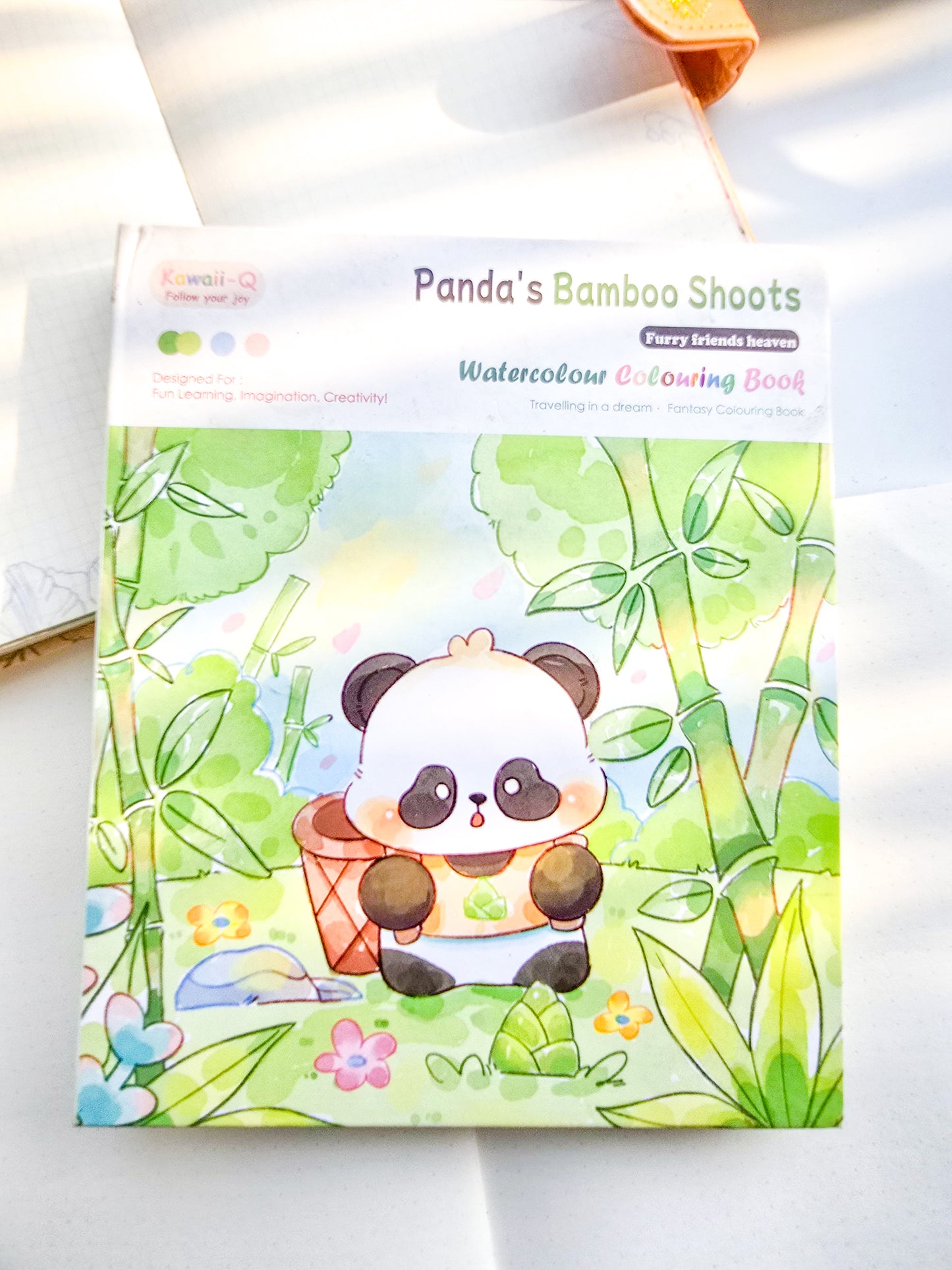 CB-0218(KQ)-3-PA | Rabbit's Adventure | Watercolour Colouring Book | 33.2*18.5*1.9 cm |