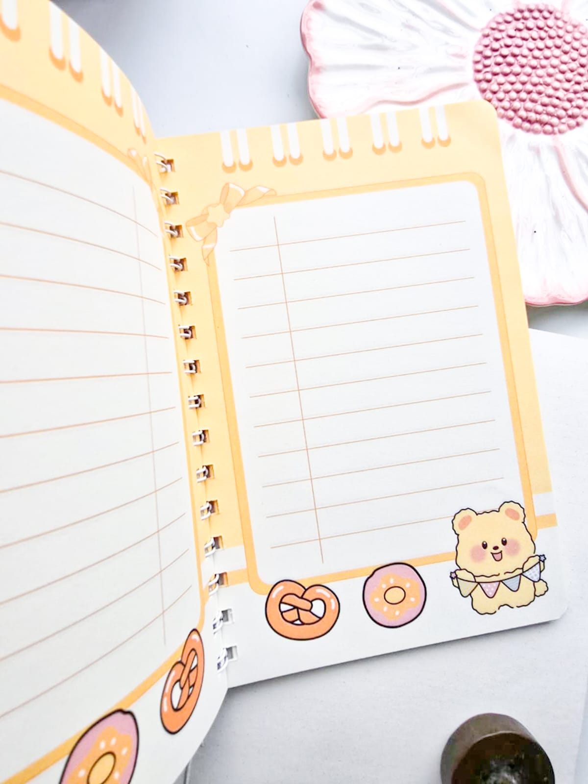 NB-32K-0328-CB | Cheese Bear | Kawii Notebook | 135*195 mm