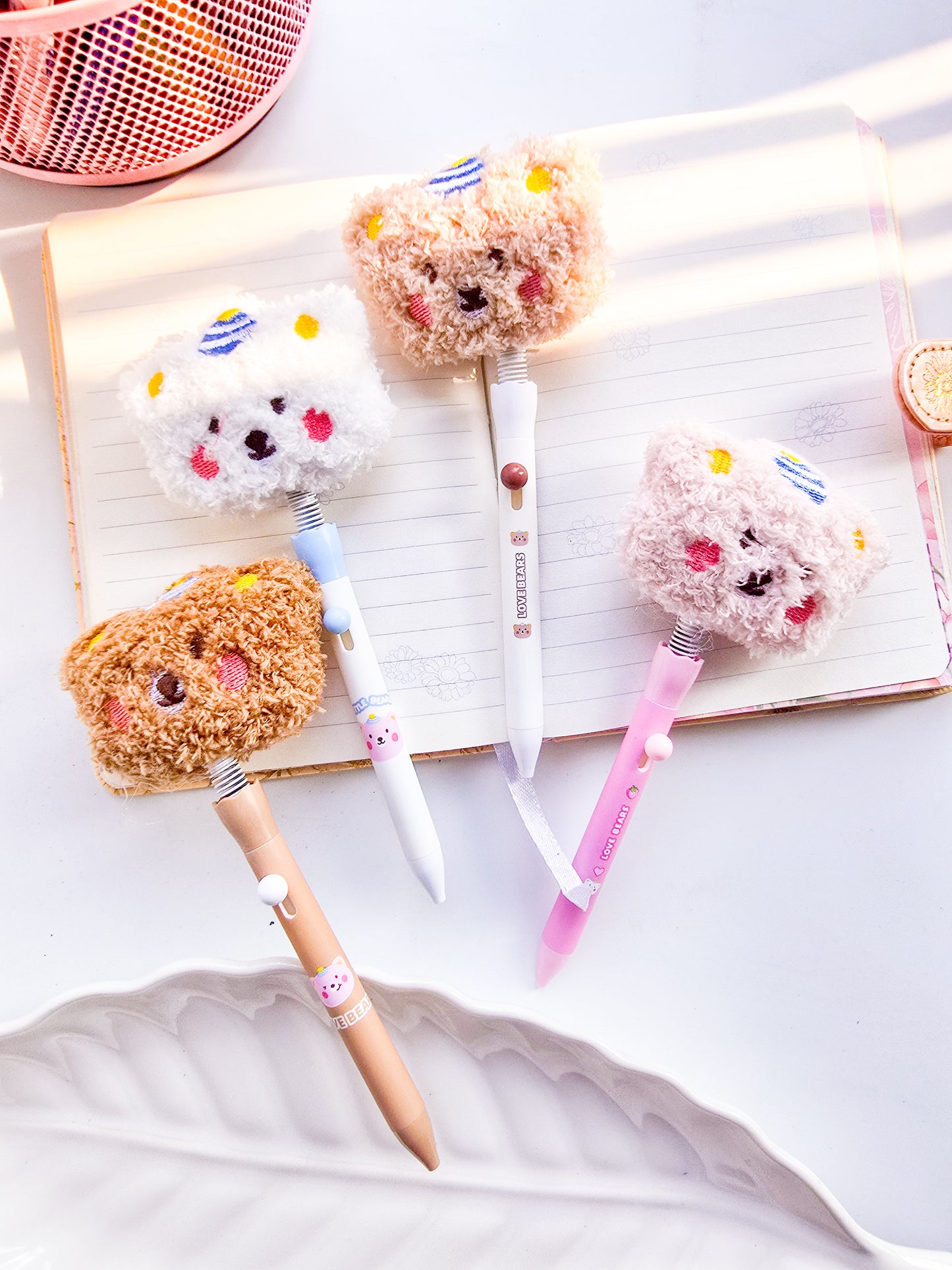 XM-022 | Kawaii Plush Bear 1pcs Gel Pen  |