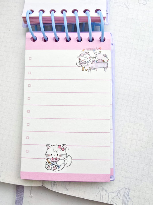 JGXQ100964-5758 | Cream Cat | Kawaii Notepad | 6.3*10.7 cm |